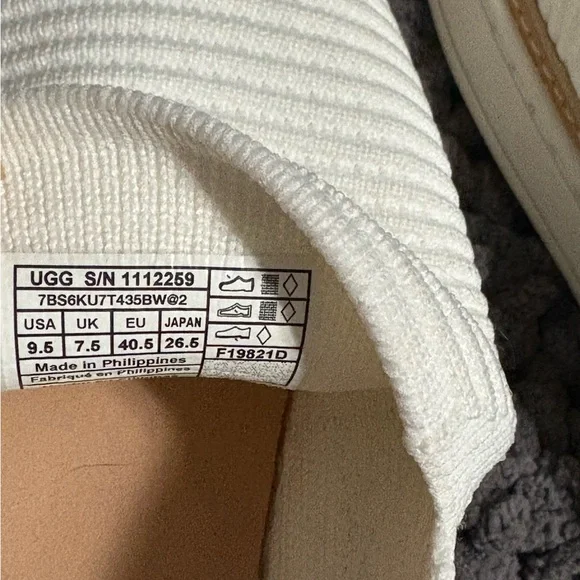 UGG Cream Slip-On Shoes - Picture 5 of 5